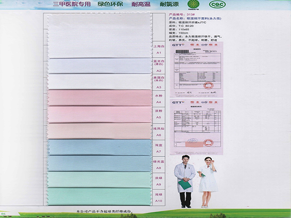 金年会|jinnianhui313#吸湿排汗新材料医护面料