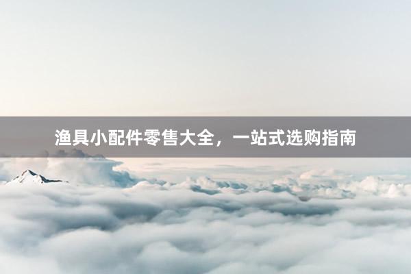 渔具小配件零售大全，一站式选购指南